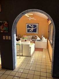 Bright and spacious interior sitting areas