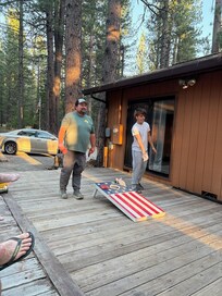 Played corn hole.