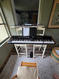 Our modification to the place. We were in town for a music festival.