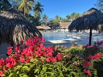 Our walk to the pool