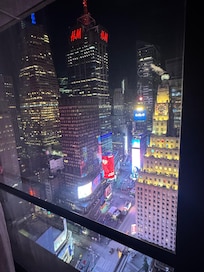 View from our room on the 35th floor.