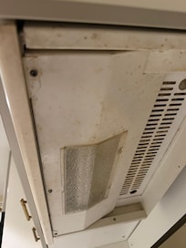 Ingrown kitchen fan dirt.