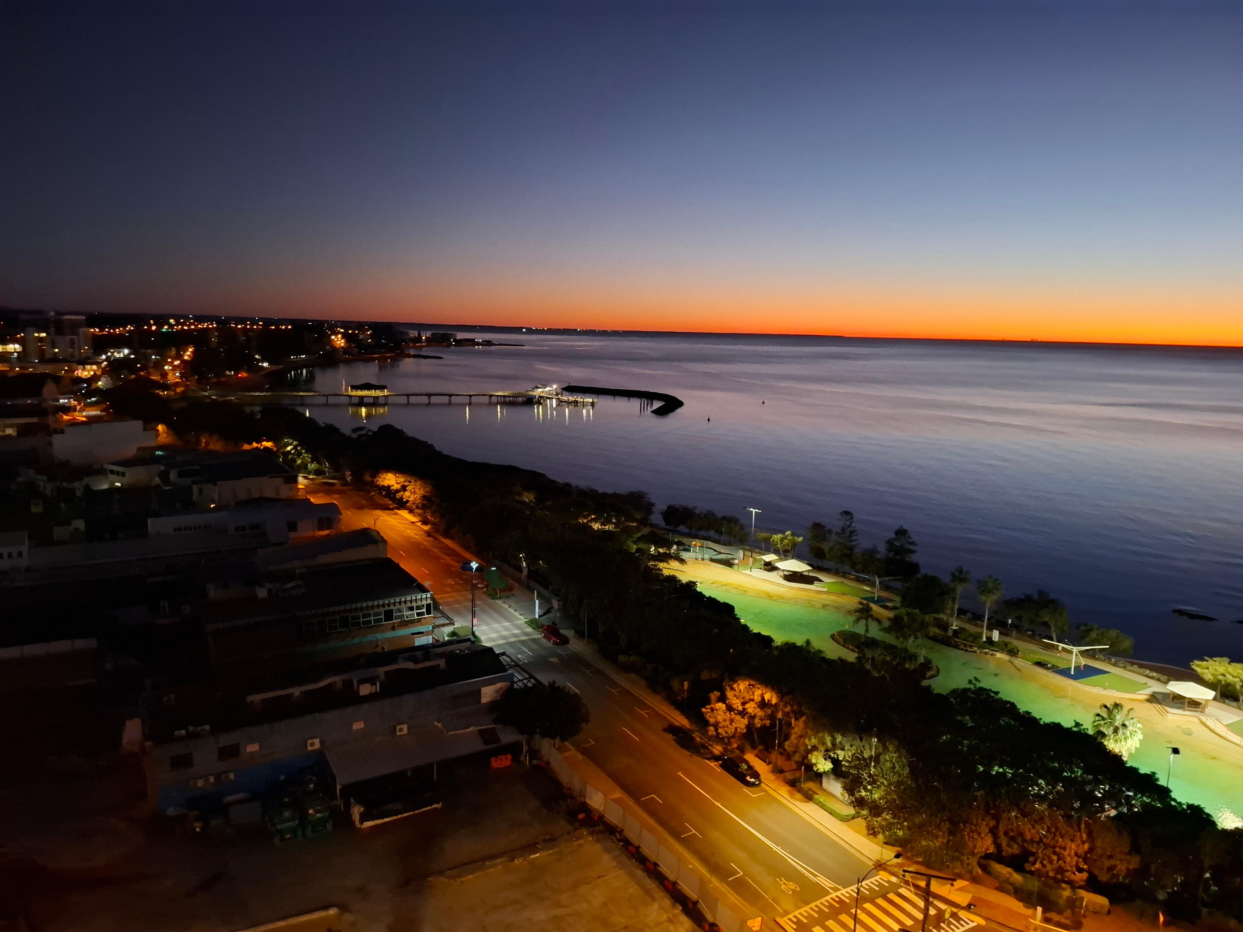 Sunrise from our balcony
