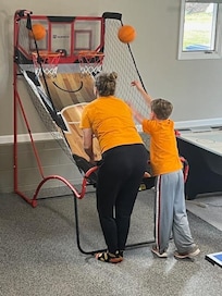 Fun in the game room!