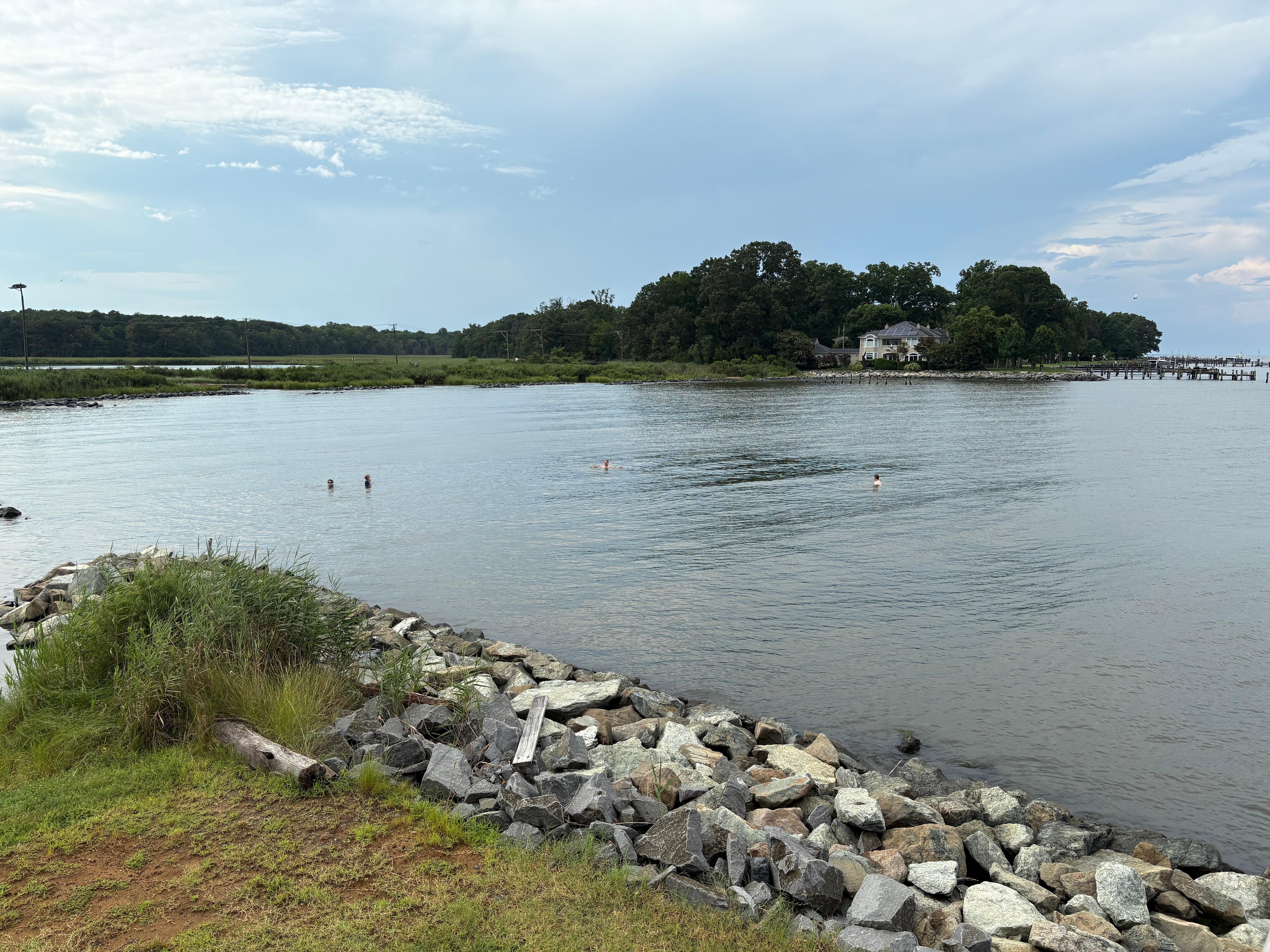 Peaceful bay all to ourselves