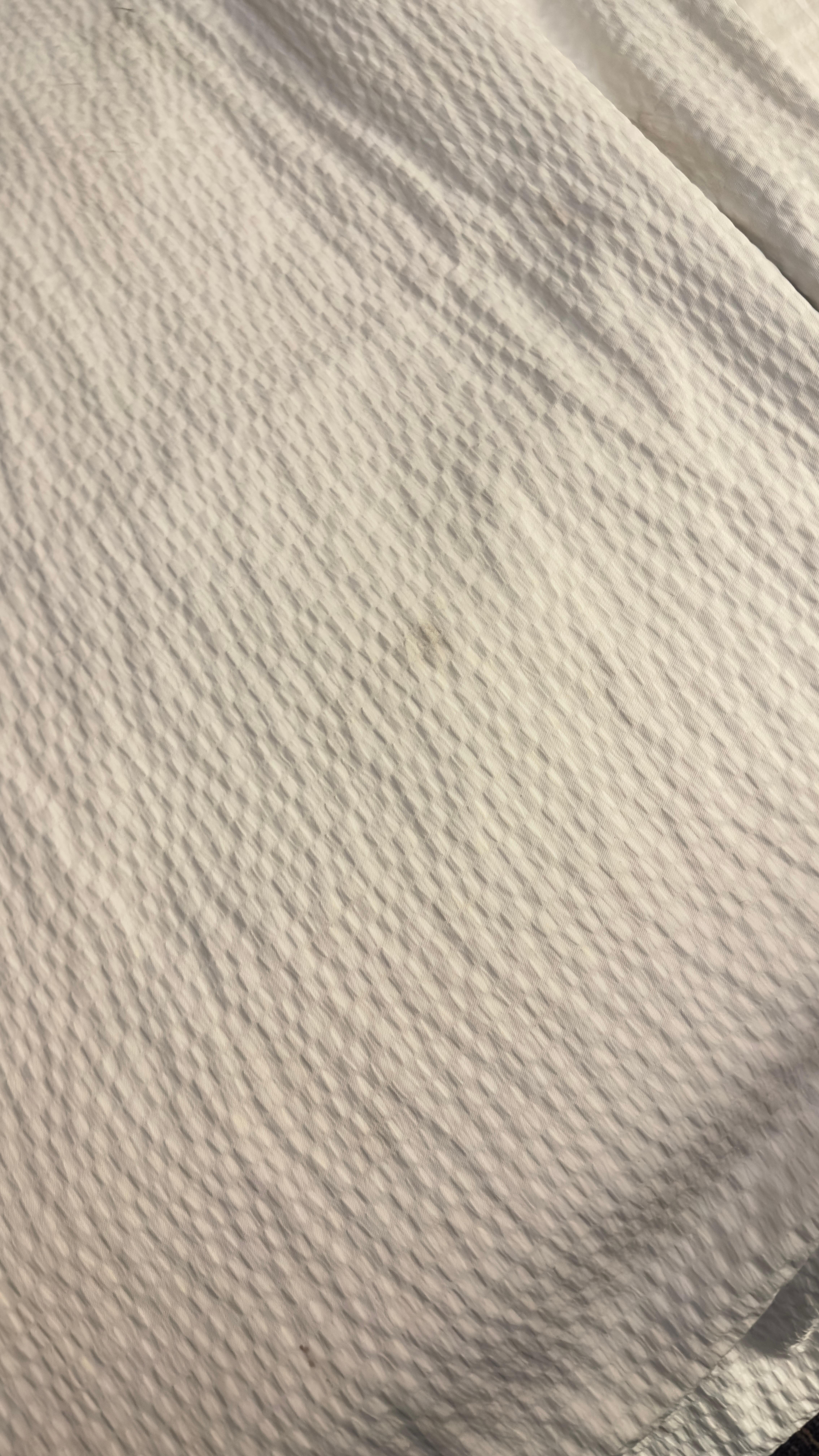 Mud on comforter