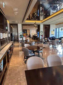 This is the coffee lounge area inside the hotel, There are several more outside the hotel on the 1st floor