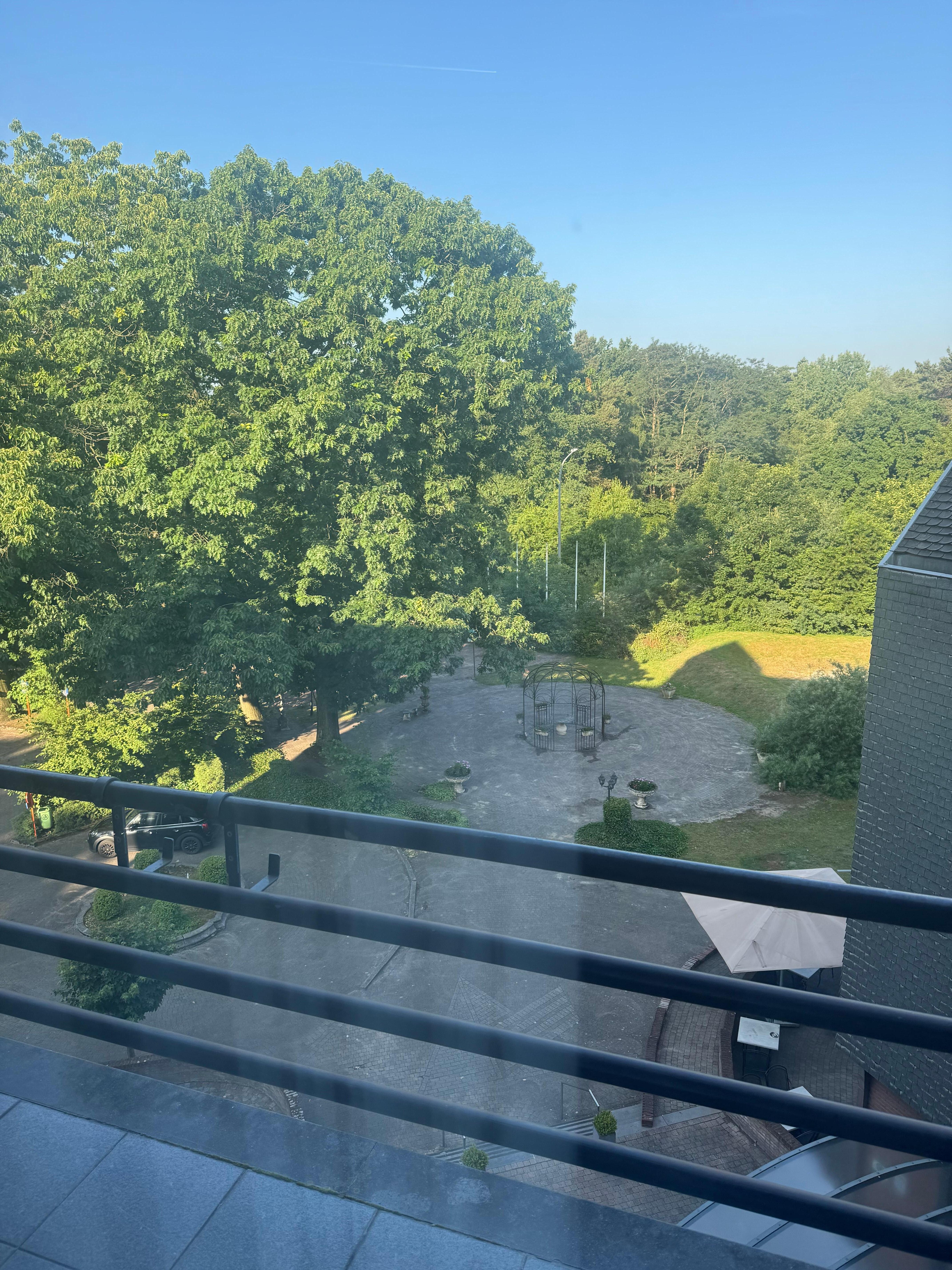 View from with balcony. 