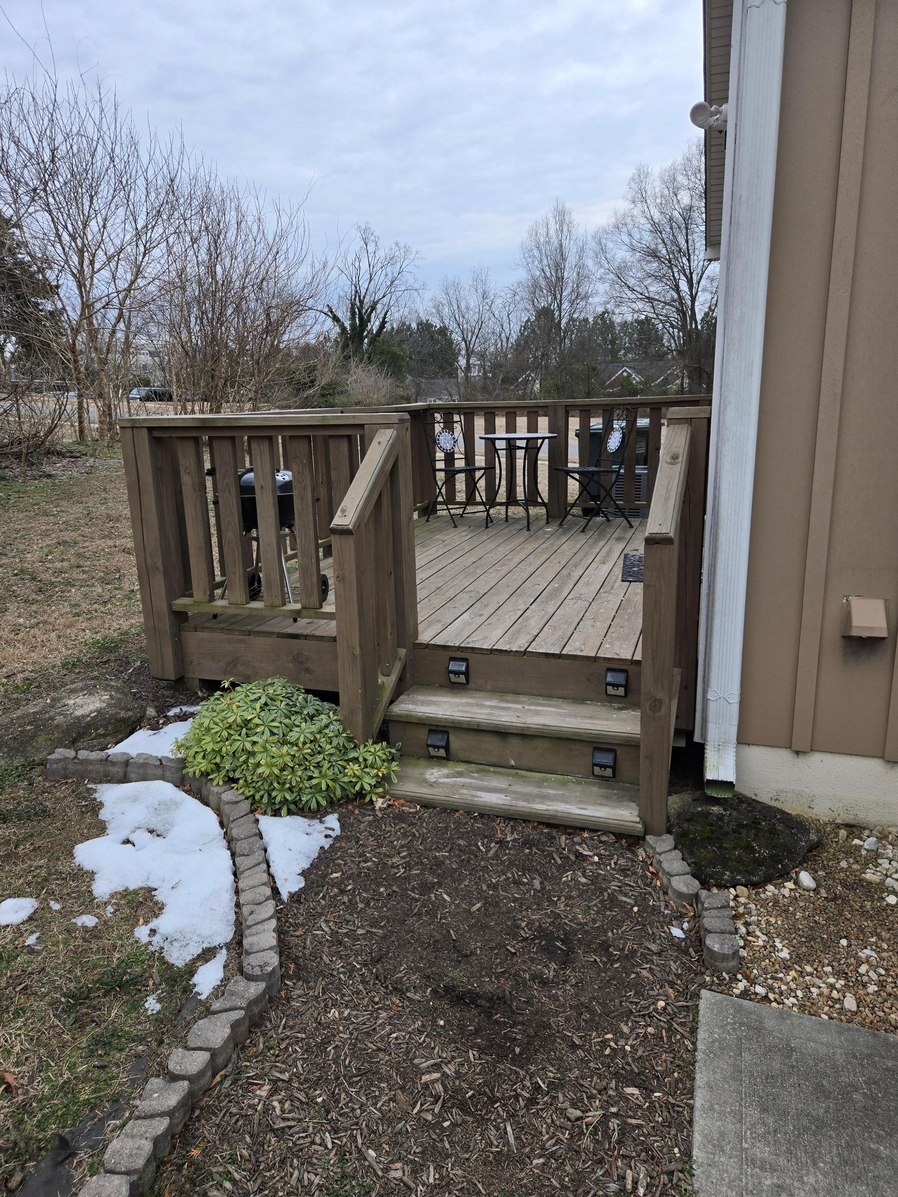 Cute back porch area