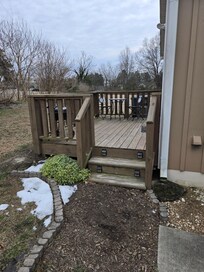 Cute back porch area