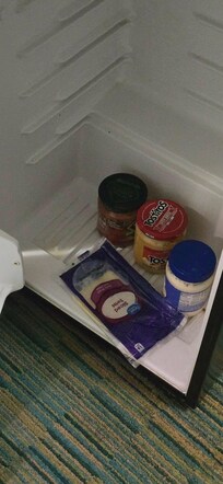 Food left in the fridge