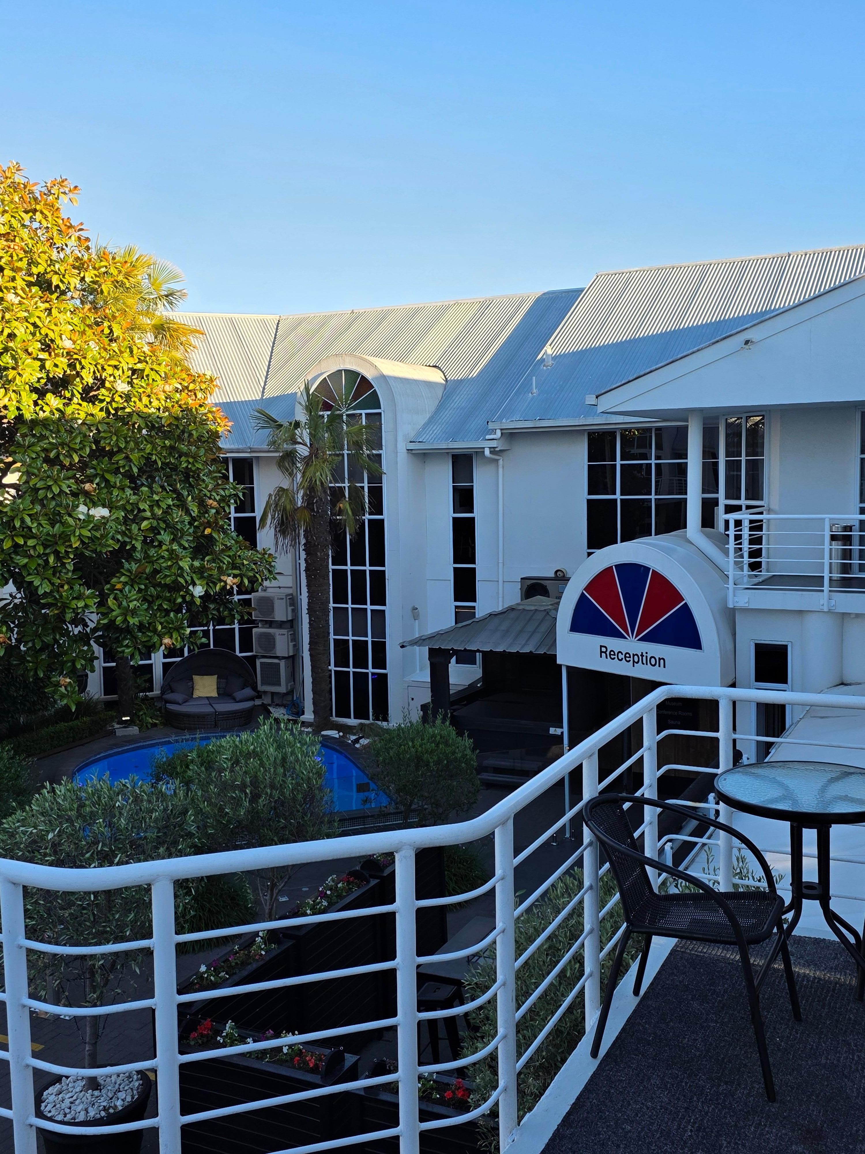 Balcony outside my room.