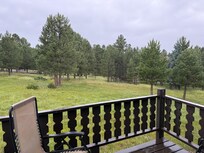 View from rear deck