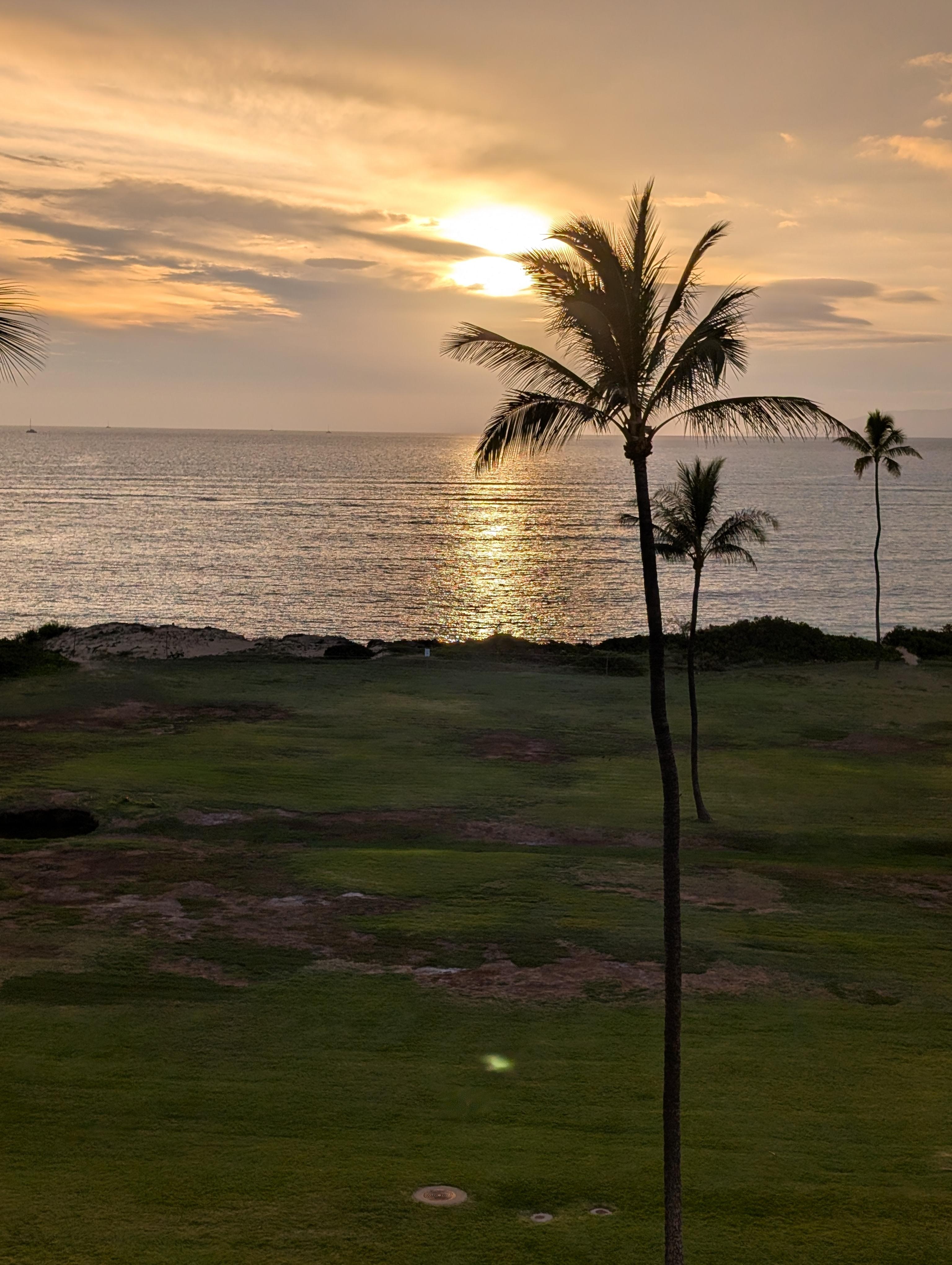 Sunset from the lanai