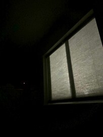 The lack of darkness in the master bedroom