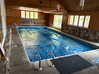 Pool is covered when you arrive and very clean