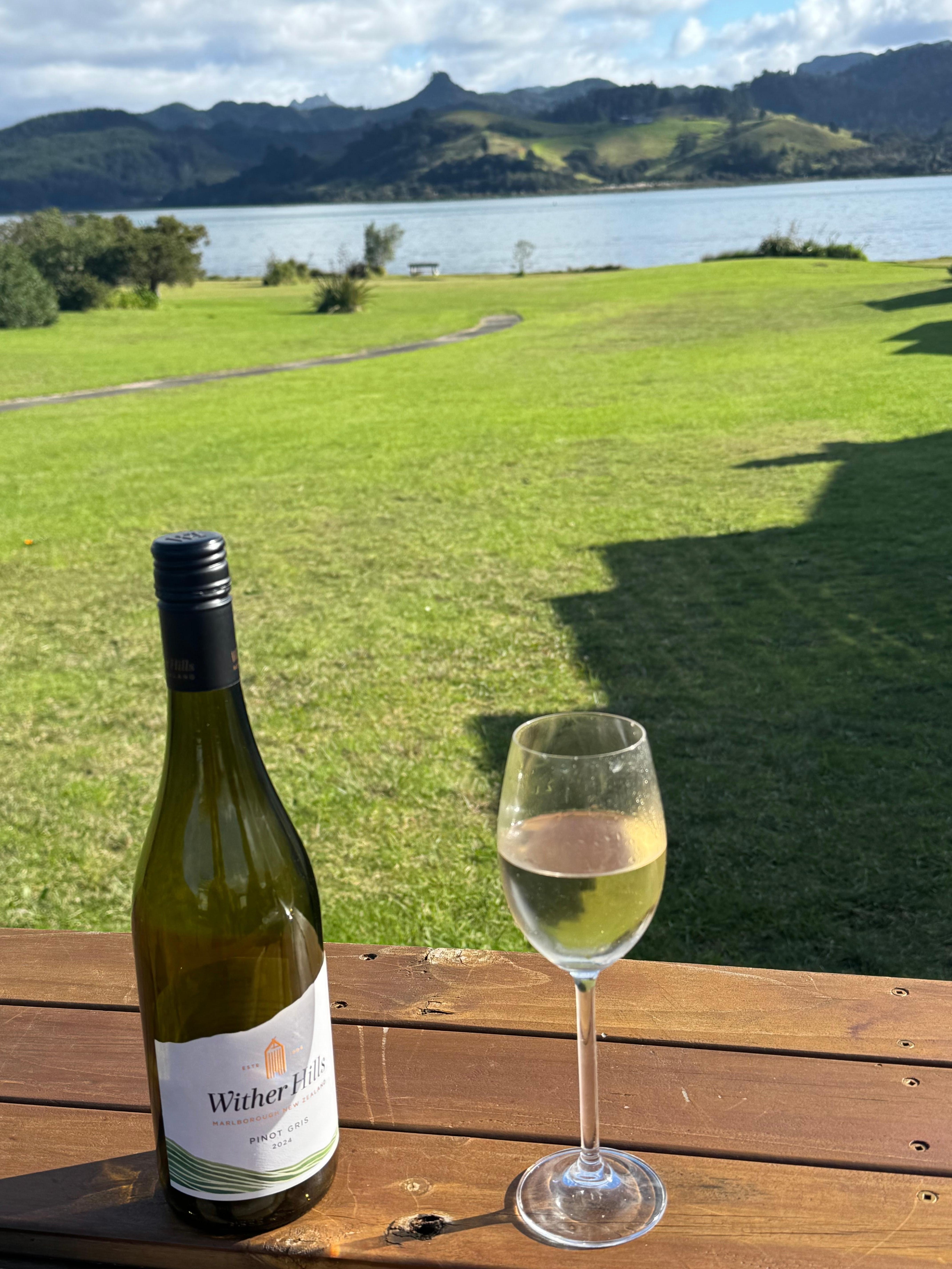 Beautiful outlook and seating area in the  backyard 