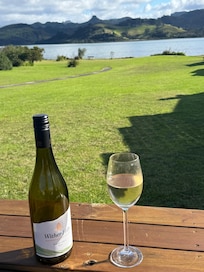 Beautiful outlook and seating area in the backyard