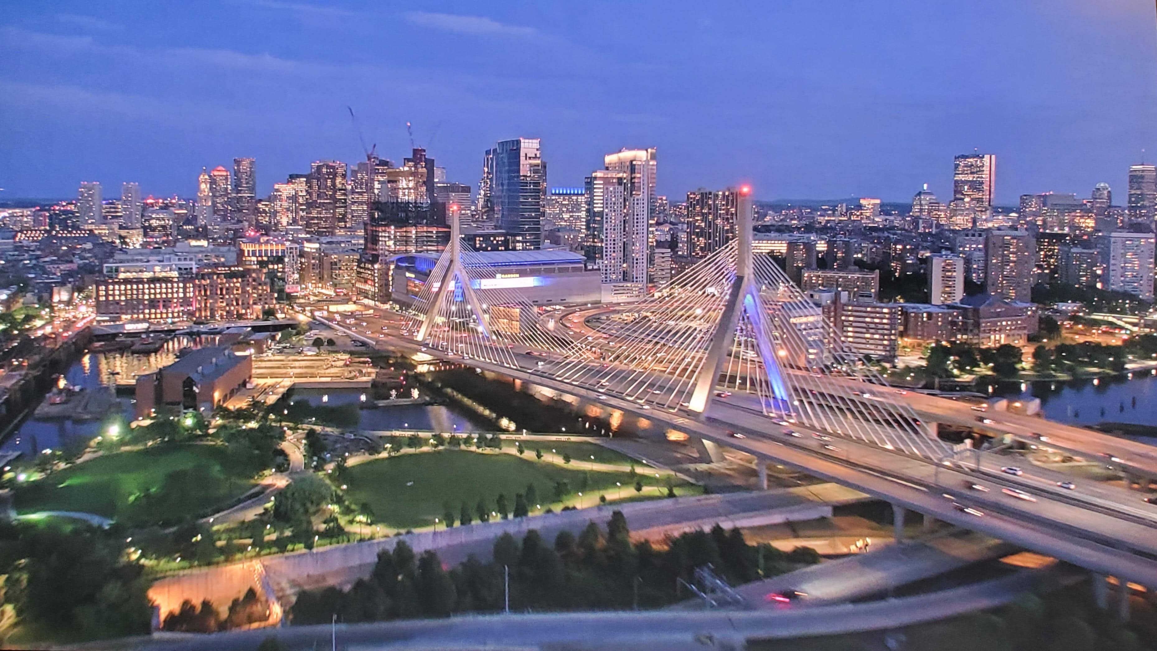 Cool video of Boston in the lobby