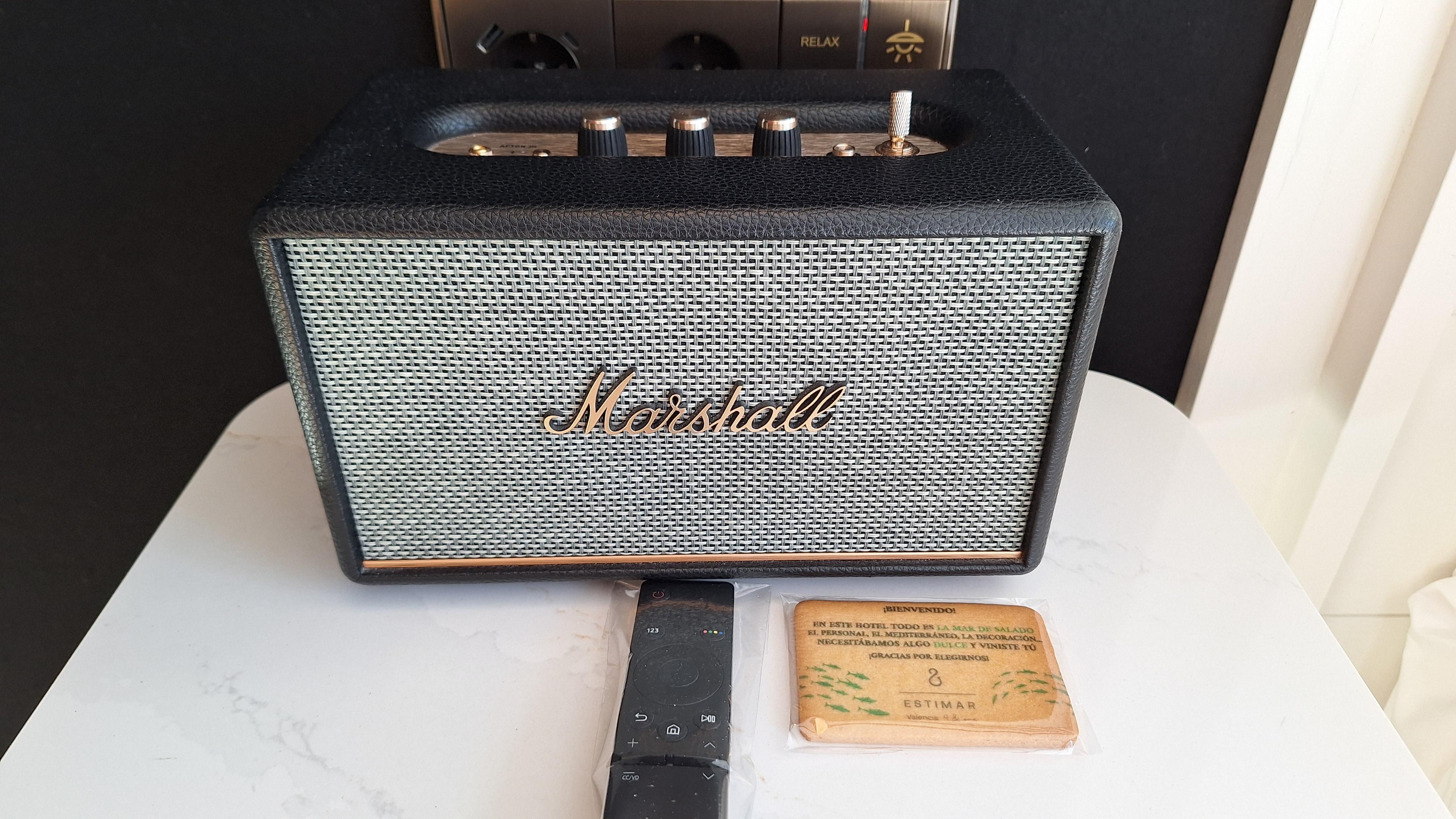 Cute Marshall speaker for Bluetooth or aux connection 