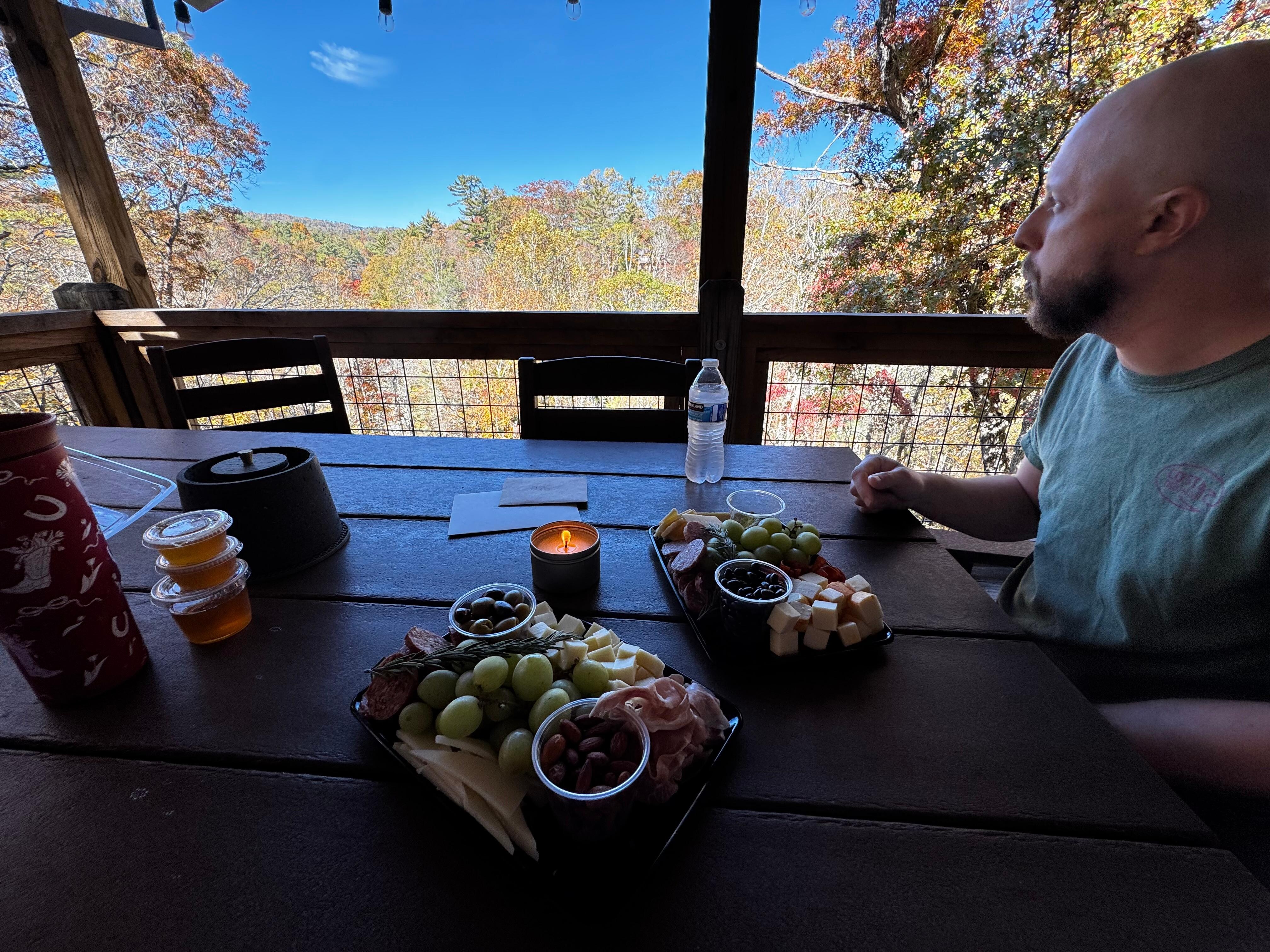 Loved the back patio on the ground floor! 
