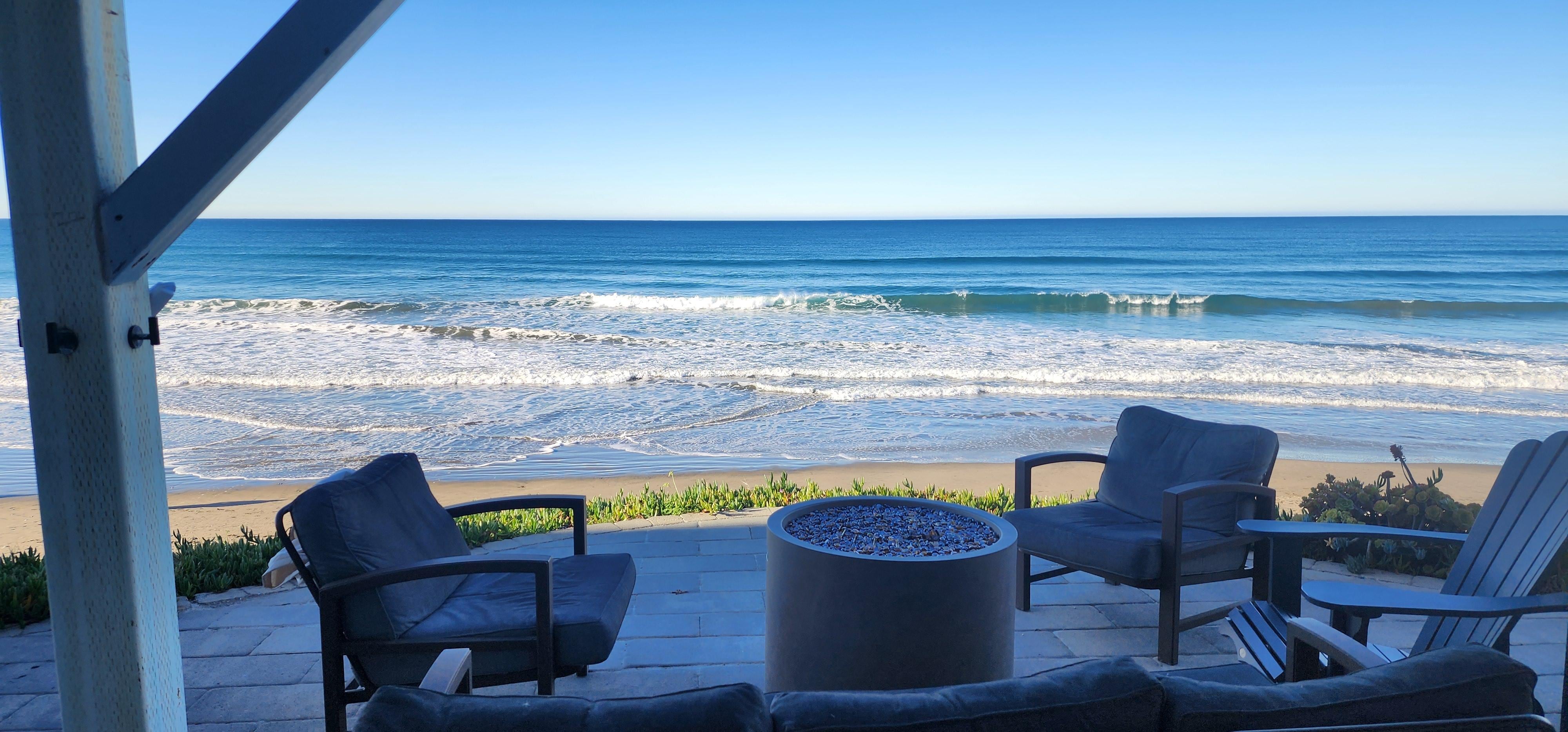 View from the downstairs bedroom door. 