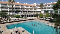 View of the larger main pool
