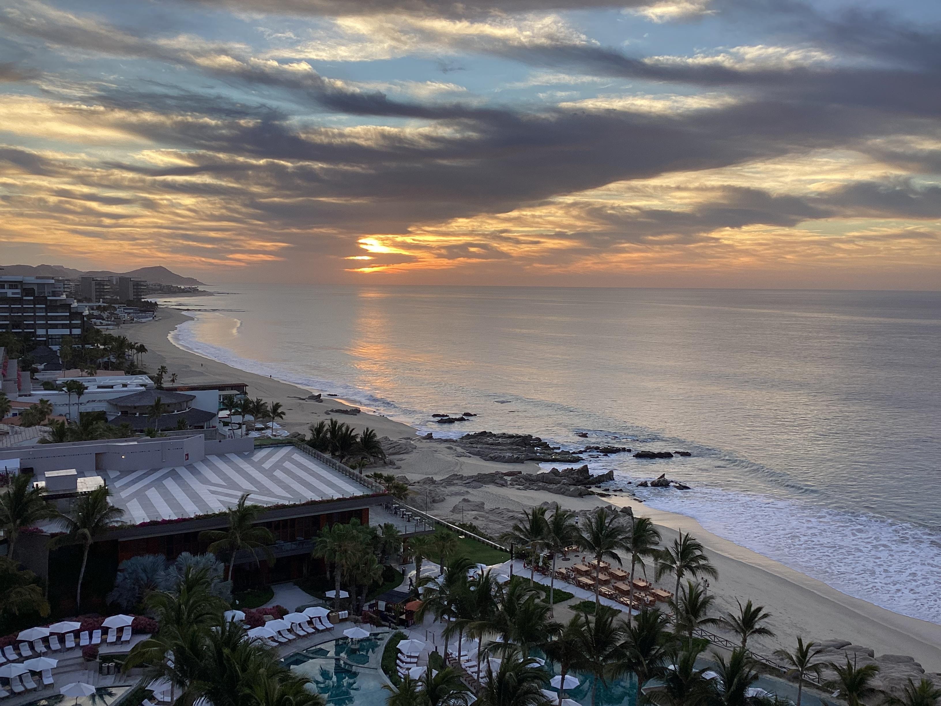 View from our balcony.