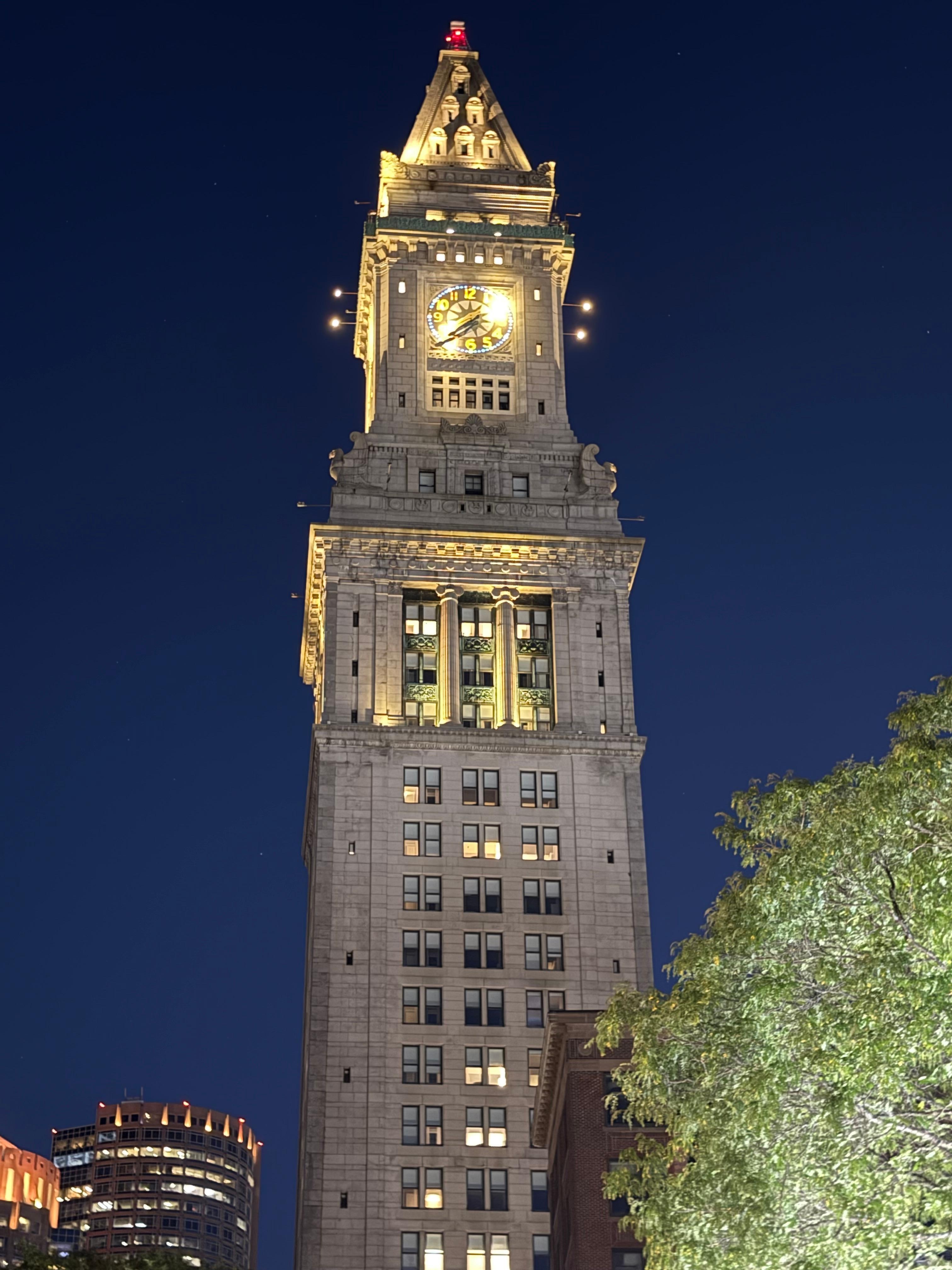 Custom house towers by Quincy market