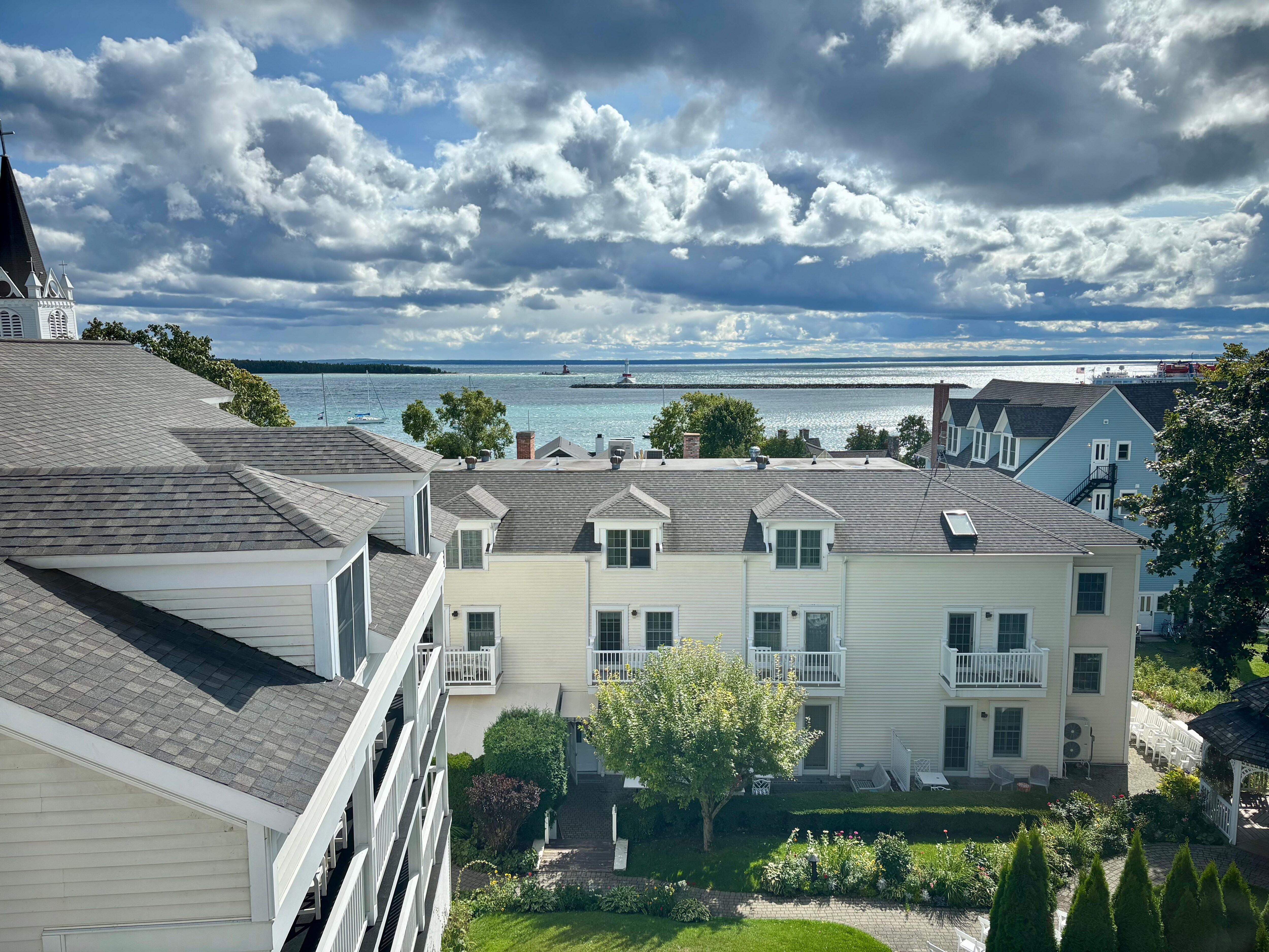 Harbor view from our room 