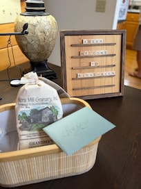 Beautiful welcoming gift