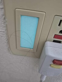 Hair on blow drier