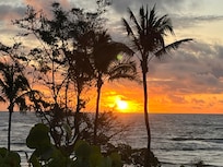 Sunrise view from balcony