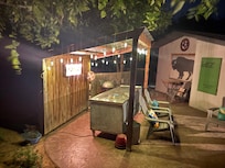 Outdoor party area