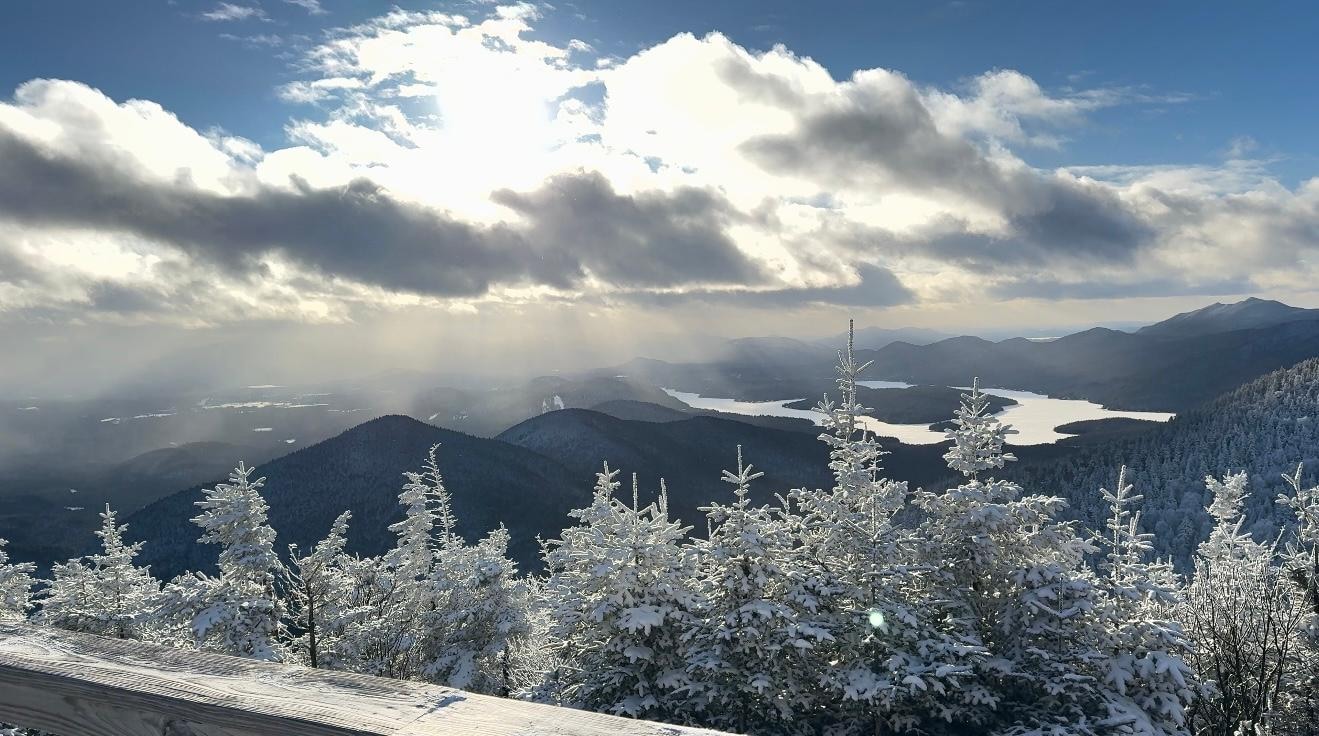 The view from the Whiteface lookout