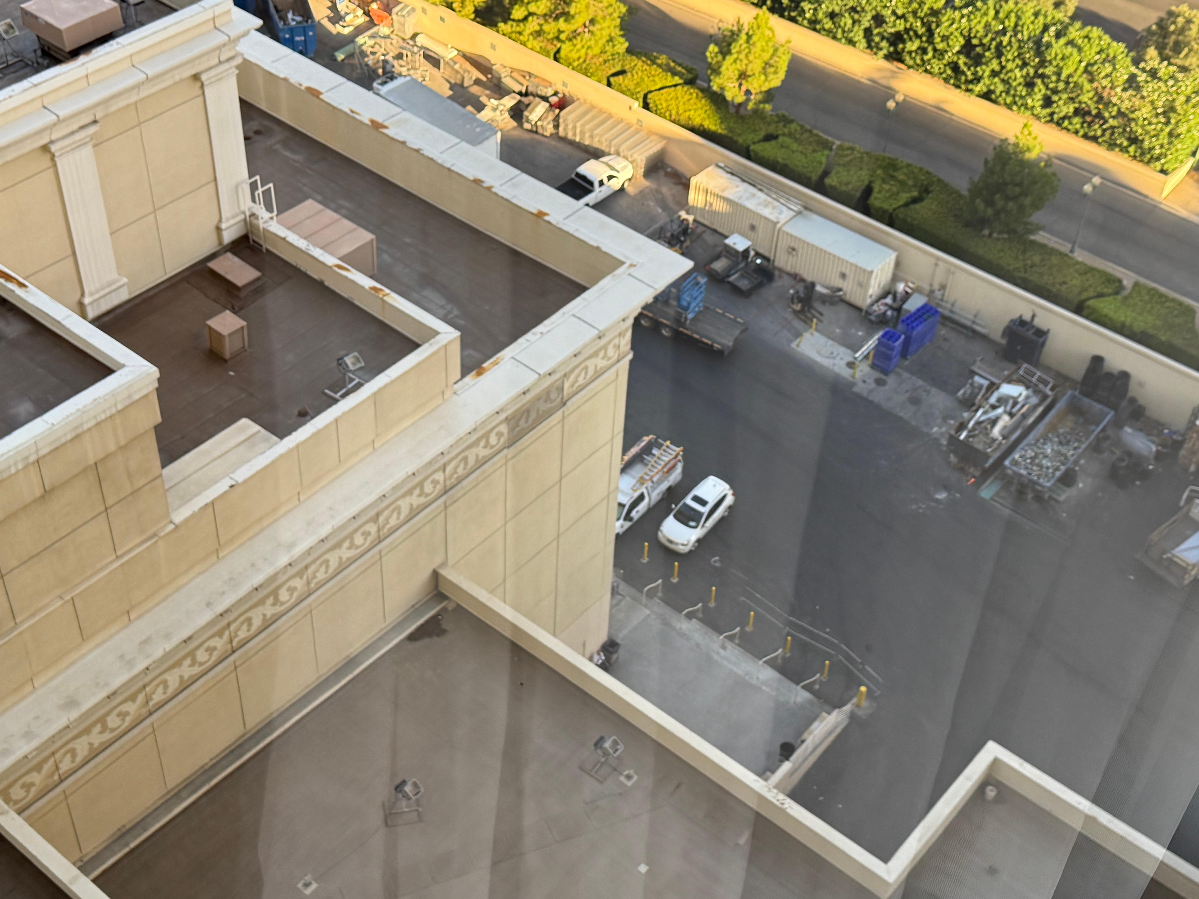 Disappointing view …