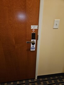 Not dead bolt or anything!!