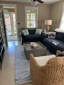 The comfiest little living room. Great place to relax.
