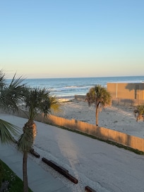 View from the dining room balcony.