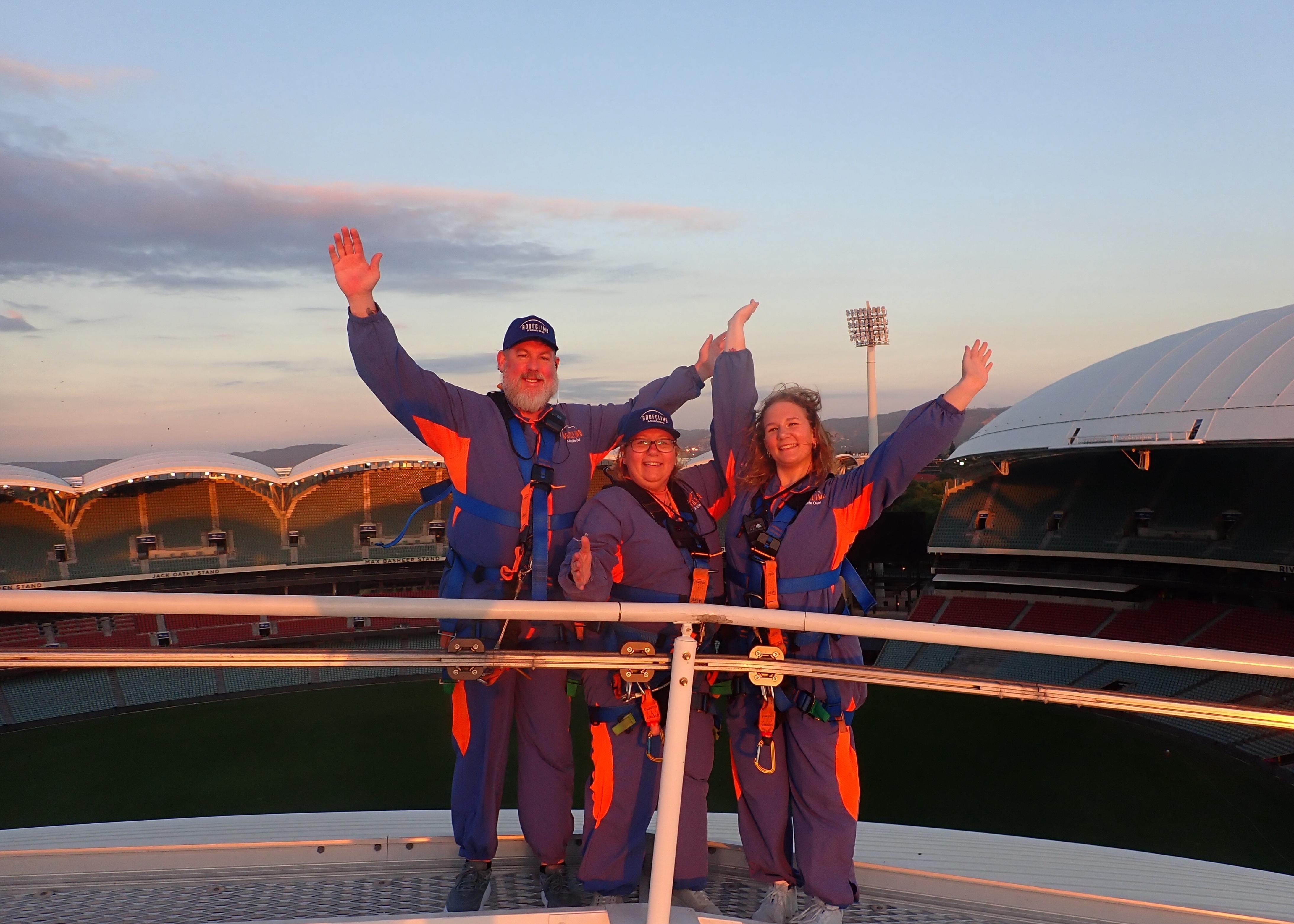 Rooftop Climb at the Oval