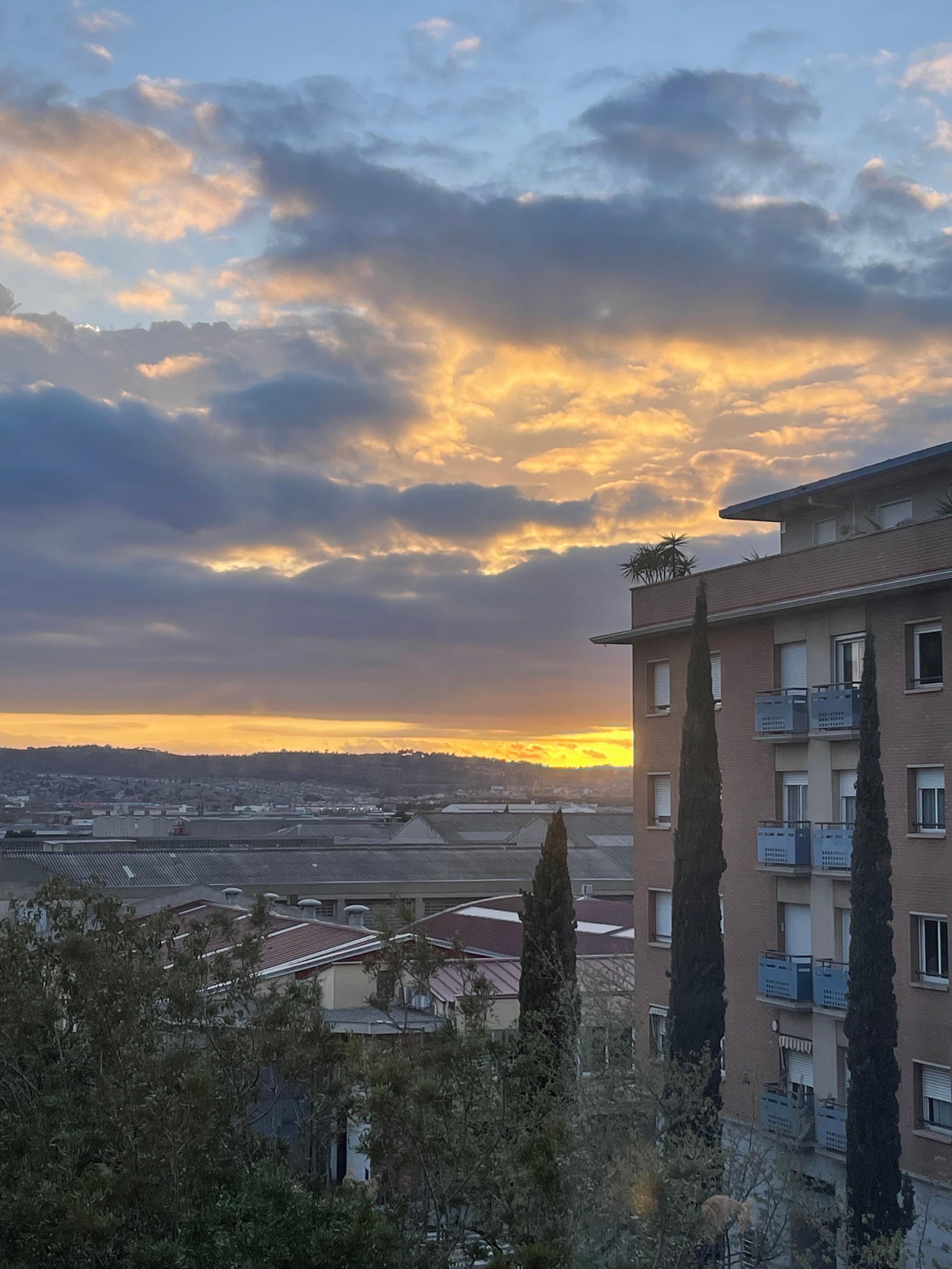 Sunset from our room 