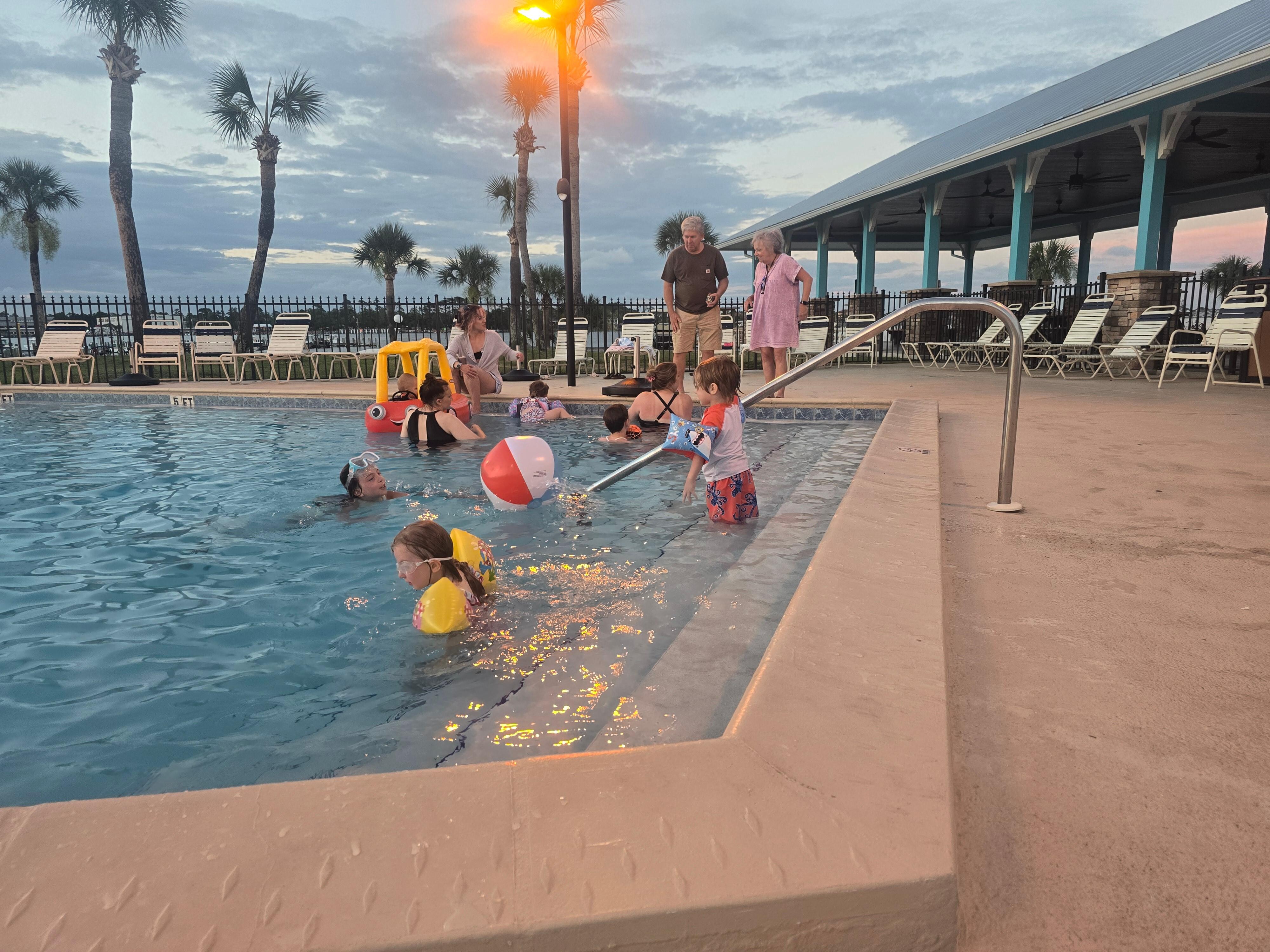 Pool near condo