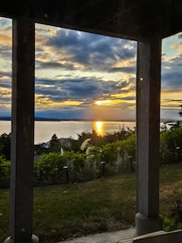 View from living room.