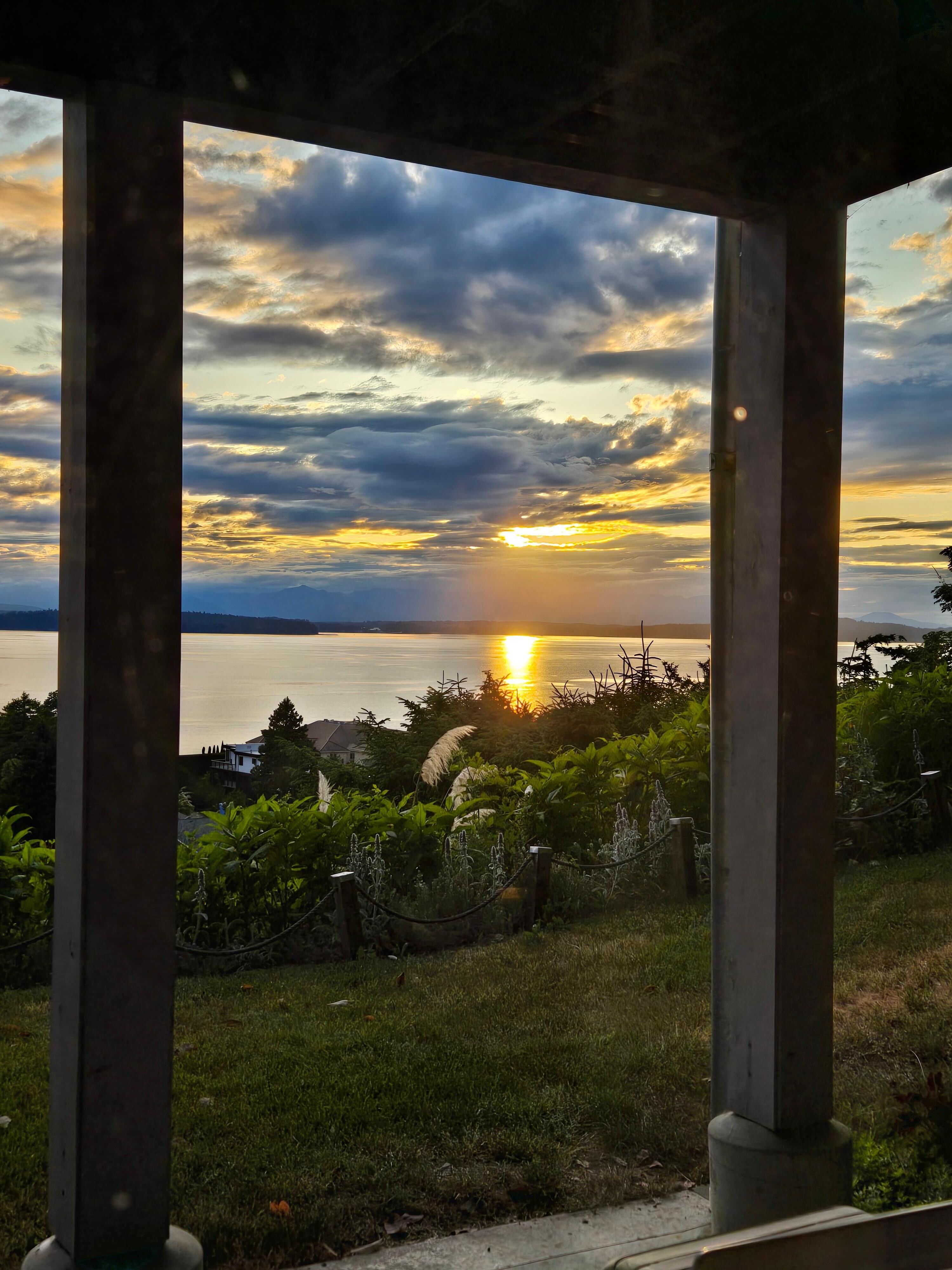 View from living room.