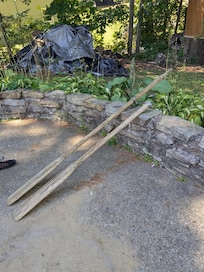 Broken oars