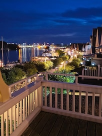 Blick vom Balkon