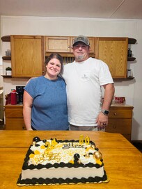 The birthday boy and girl.