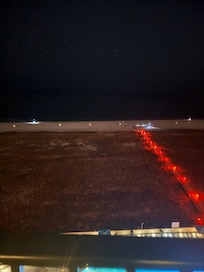 Shrimpers out on the beach at night!