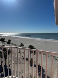 The view from the balcony of room 503