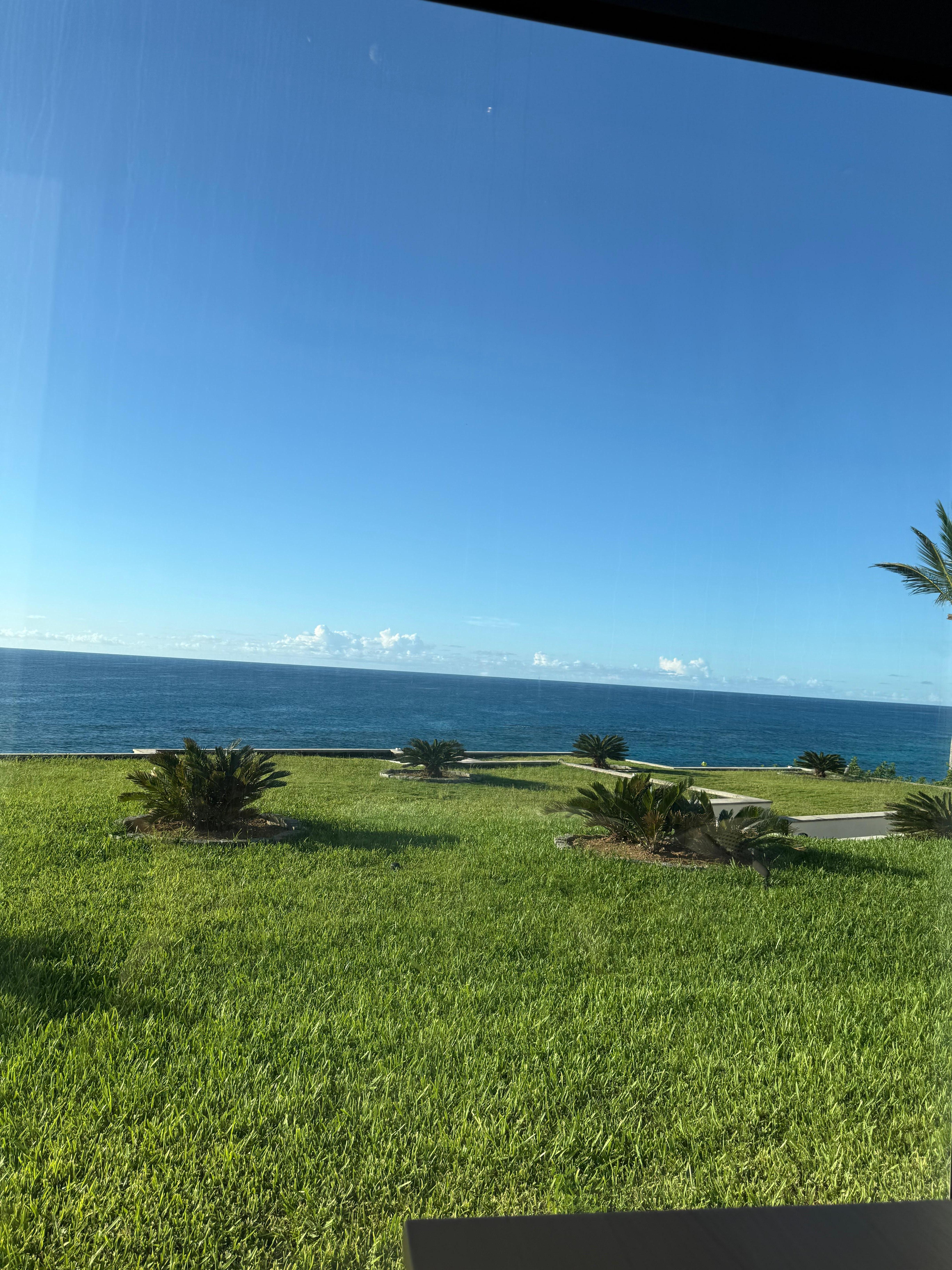 View from restaurant on property.